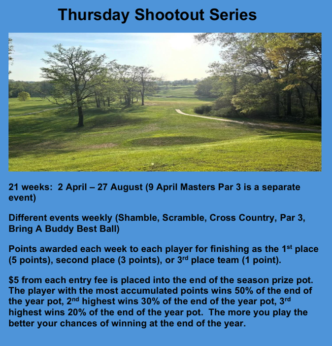 Thursday Shootout Series
